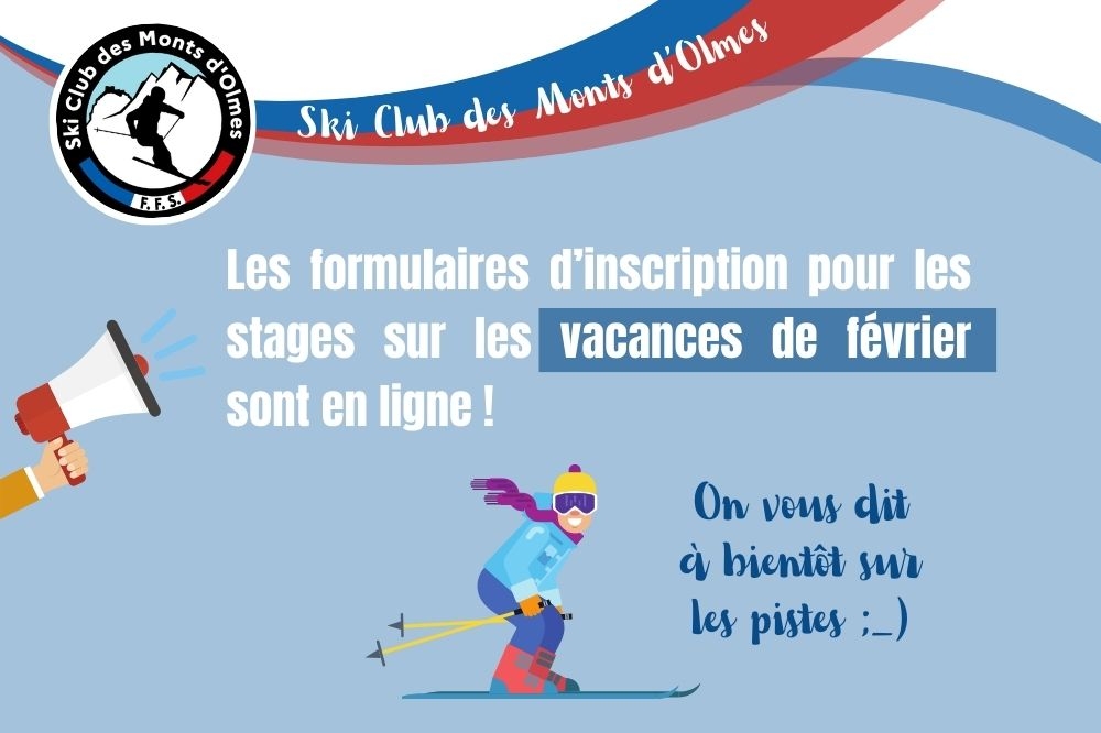 Stages sur les vacances de février
